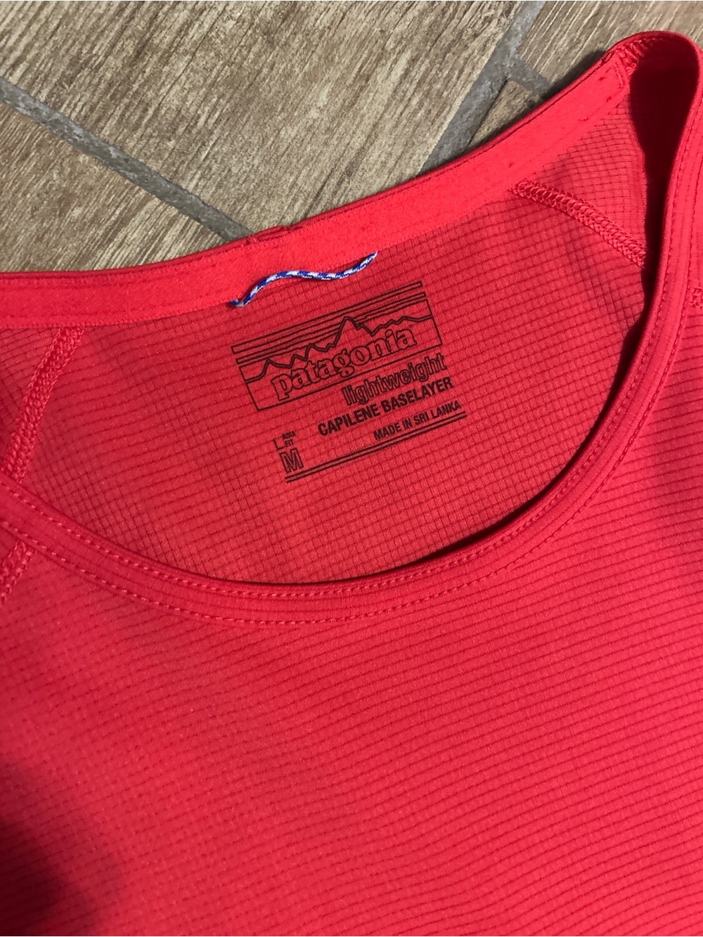 Patagonia Lightweight Capilene Baselayer Top - Bright Red